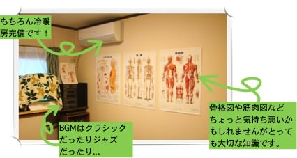 施術院内・反対側